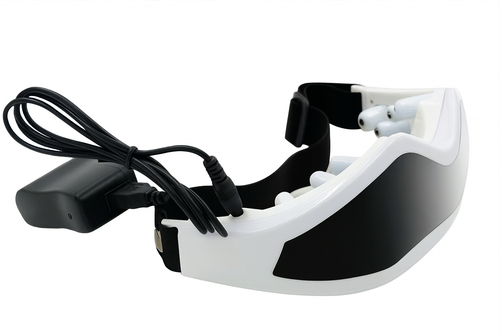 Masażer oczu Okulary magnetyczne wibracyjne masujące skroń okolice oczu na Arena.pl