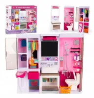 Zestaw mebli łazienkowych do domku dla lalek