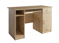 Biurko 1- Drzwiowe z Szufladą 1D1SZ 120 cm Dąb Artisan MAXIM MX - 4 Kolory