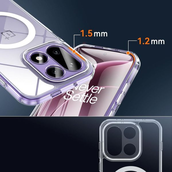 tech-protect flexair hybrid magsafe oneplus 15 clear zdjęcie 3