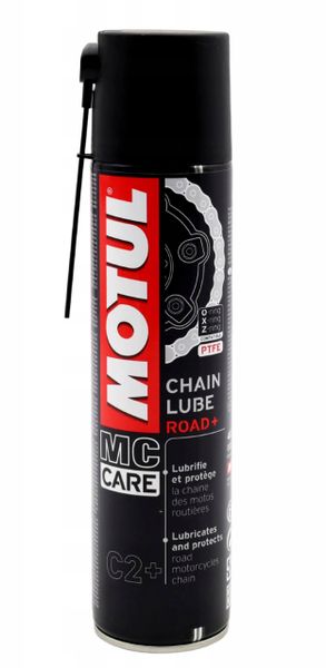 MOTUL CHAIN LUBE ROAD C2+ BIAŁY smar do łańcucha, 400ml zdjęcie 1