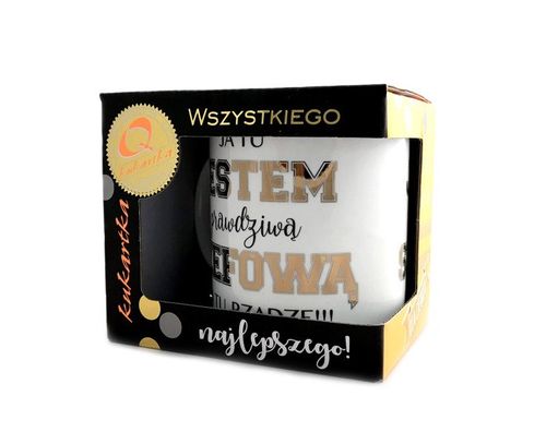 Kubek Premium "Szefowa" na Arena.pl