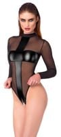 body erotyczne transparentne noir cross m