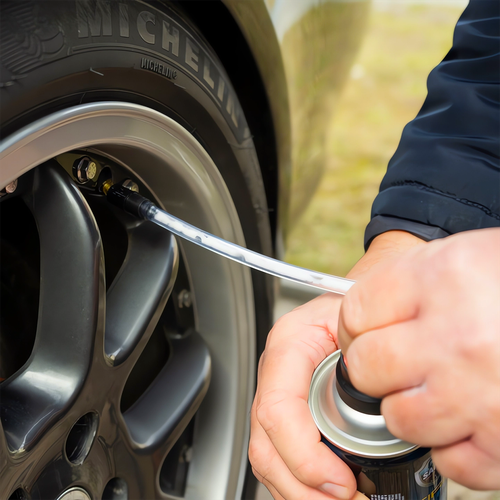 USZCZELNIACZ DO OPON AEROZOL DO POMPOWANIA ZESTAW NAPRAWCZY 450ML SPRAY na Arena.pl