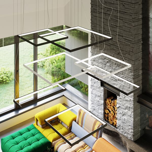 Żyrandol TUULA L czarny LED 3000K zdjęcie 12