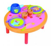 BOIKIDO BK-6024 Drewniany stol i zestaw obiadowy