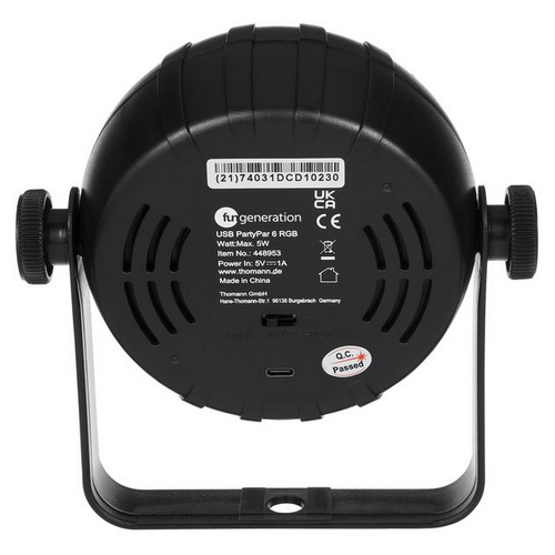 Lampa 6x3W USB-C 6 LED RGB USB Party reflektor dyskotekowy na imprezę na Arena.pl