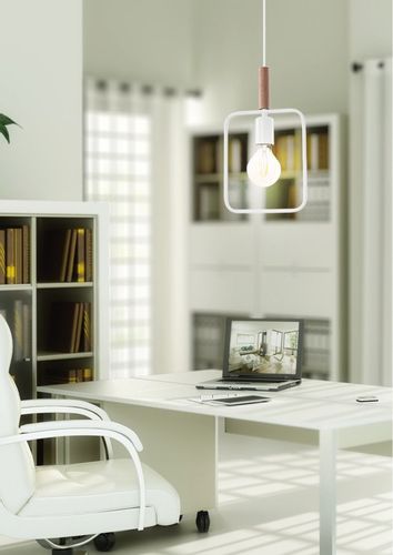 Frame zwis 1x60W E27 biały na Arena.pl