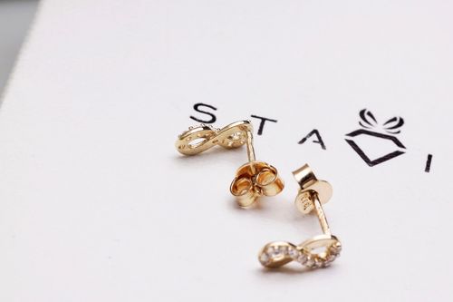 Złote kolczyki Staviori na Arena.pl