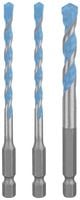 zestaw wierteł expert multiconstruction hex-9 set 3pc - b 2608900584