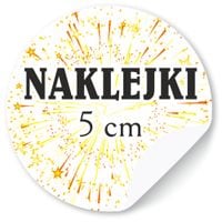 Naklejki z LOGO firmy ETYKIETY REKLAMOWE z twoim nadrukiem 5 cm 200 szt