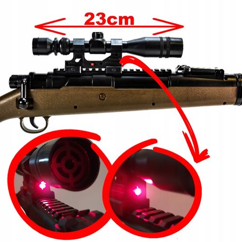 SZTUCER KARABIN MYŚLIWSKI NA KULKI SNAJPERKA ASG na Arena.pl