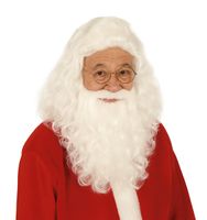 PERUKA ŚWIĘTEGO MIKOŁAJA GWIAZDORA BRODA I WŁOSY PRZEBRANIE KOSTIUM