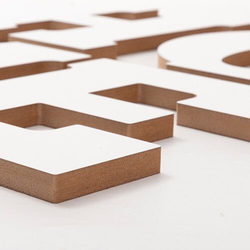 Litery dekoracyjne 25 cm z MDF-u do sublimacji - HOME na Arena.pl
