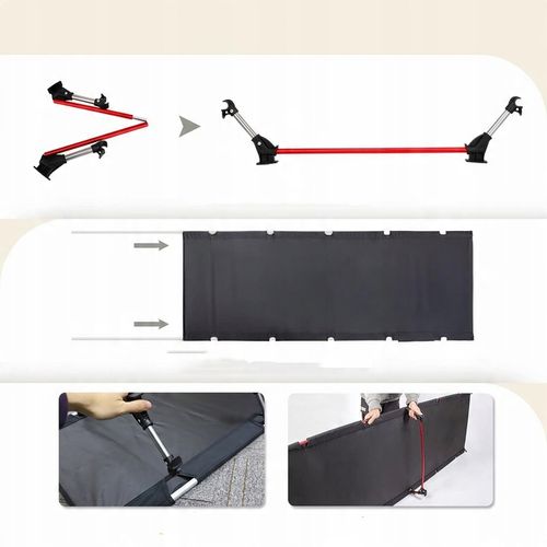 ŁÓŻKO TURYSTYCZNE POLOWE LEŻAK SKŁADANE DUŻE WYGODNE Z TORBĄ - LEKKIE na Arena.pl