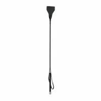 easytoys czarny skorzany bat z metalowymi zdobieniami 45 cm