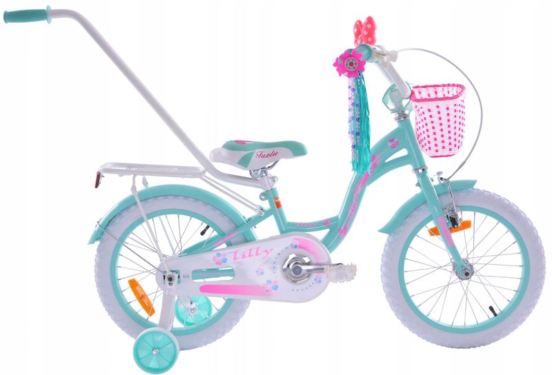 ROWEREK ROWER FUZLU LILLY BIKE 16 PROWADNIK KOSZYK zdjęcie 1