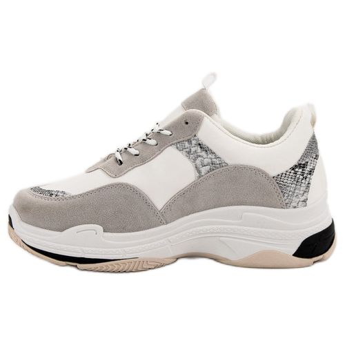 Białe Sneakersy Ze Wzorem r.41 na Arena.pl