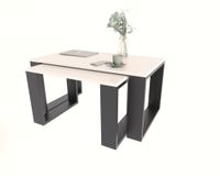 Zestaw stolików Westa biało/czarny