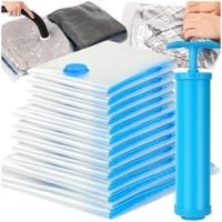 12X WORKI PRÓŻNIOWE NA UBRANIA POŚCIEL TORBY 4 ROZMIARY + GRATIS