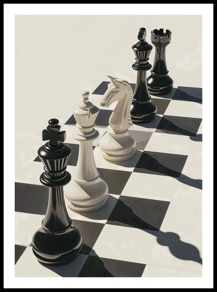 Plakat 50x70cm Szach i Mat zdjęcie 3