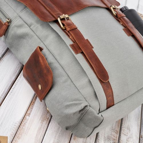 plecak na laptopa męski canvas do pracy miejski weekendowy na Arena.pl