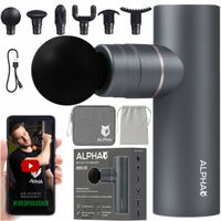 Pistolet do Masażu Alpha Pro TRYB AI 3x2000 mAh - Masażer do Pleców i Ciała