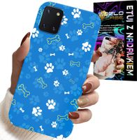 ETUI DO SAMSUNG GALAXY A81 - ŁAPKI KOŚCI PIES PATROL WZORY DLA DZIECI