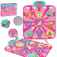 MATA DO TAŃCA Z JEDNOROŻCEM WBUDOWANA MUZYKA 5 TRYBÓW GRY ZABAWKI DZIECI