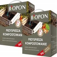 BOPON Komposter przyspiesza kompostowanie Biopon 3 kg - 2 OPAKOWANIA