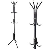 TG67388 WIESZAK NA UBRANIA STOJĄCY CZARNY PRZEDPOKÓJ