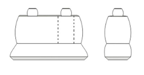 Pokrowce MIAROWE do BOXER II DUCATO II JUMPER II 3-osobowy 1+2 2006-2014r. na Arena.pl
