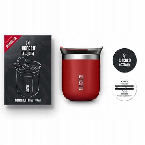Kubek termiczny Octaroma Clasico 0,18L carmine red Wacaco na Arena.pl