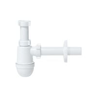 Syfon umywalkowy okrągły BIAŁY PCV