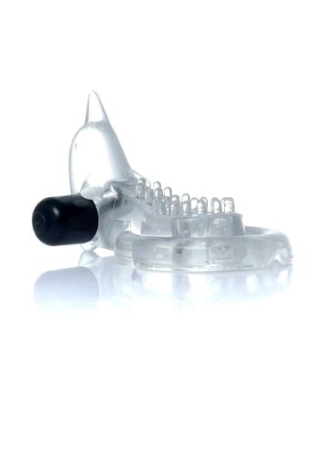 pierścień-dolphin vibro cockring clear na Arena.pl