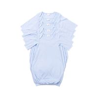 Koszulka do spania z długim rękawem do sublimacji - błękitna M