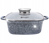 Garnek brytfanna kamienny 4,4L 24cm indukcja gaz