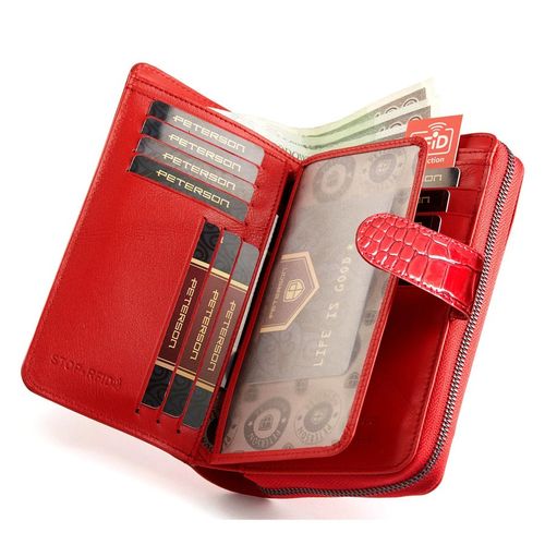 elegancki zestaw upominkowy dla kobiet w czerwonym kolorze - peterson na Arena.pl