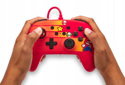 Gamepad PowerA Enhanced Speedster Mario do Nintendo Switch Przewodowy na Arena.pl