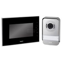 Wideodomofon lustrzany 2-przewodowy Legrand 369220 Czarny