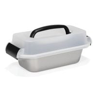 Forma do pieczenia chleba z pokrywką SILVER-TOP 23 cm srebrna Patisse