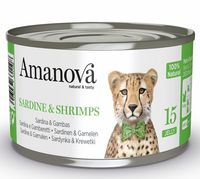 Amanova Cat Sardine & Shrimps - Sardynki I Krewetki W Galaretce Puszka 70G