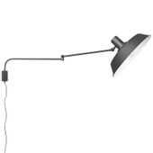 Industrialna LAMPA ścienna BOLDER 200300132 Trio metalowa OPRAWA loftowy kinkiet czarny