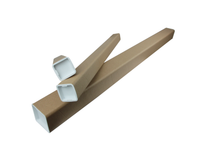 Tuba tekturowa + wieczka 45x45x2,5x350mm kwadratowa