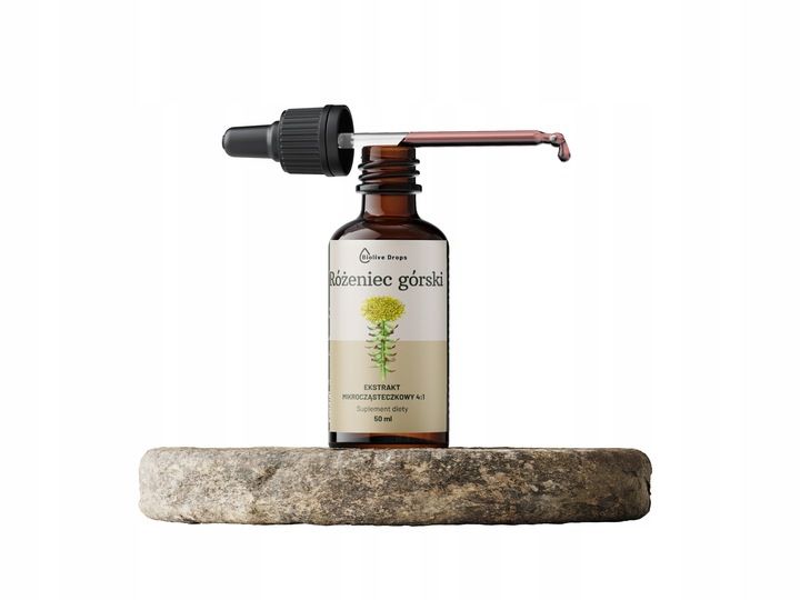 Różeniec Górski Krople Ekstrakt Mikrocząsteczkowy Adaptogeny Suplement 50ml zdjęcie 6