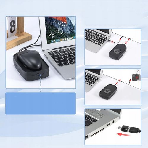 MOUSE JIGGLER MOVER AUTOMATYCZNY USB DLA ZACHOWAJ AKTYWNY EKRAN KOMPUTER na Arena.pl