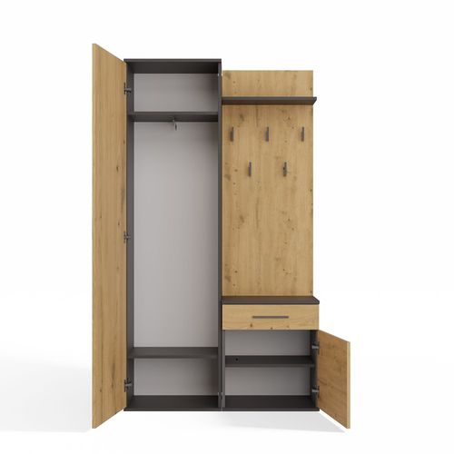 Garderoba DUO ANTRACYT ARTISAN na Arena.pl