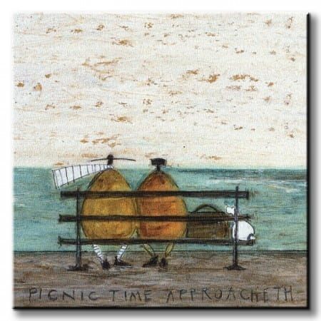 Sam Toft Picnic Time Approacheth - Obraz na płótnie 40x40 cm na Arena.pl