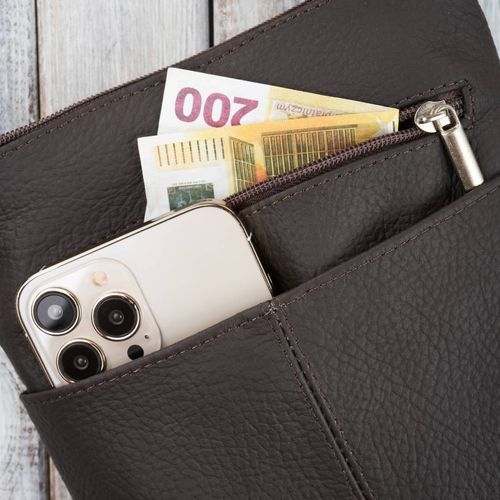 torebka damska listonoszka ze skóry naturalnej brązowa abruzzo abr-49-br na Arena.pl