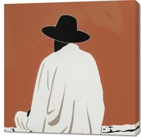 Obraz 90x90cm Rozmyślania w Oddali